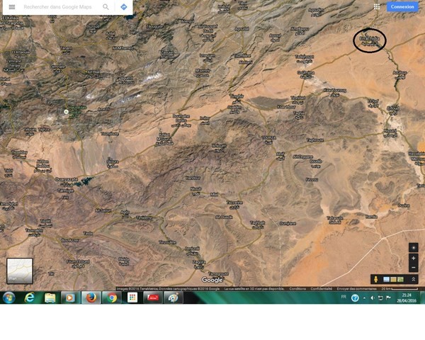 أرض للبيع 1200 هكتار بنواحي مدينة الراشيدية المغرب